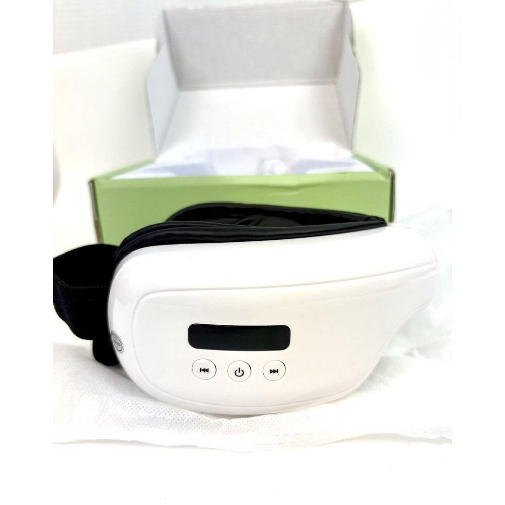 Eye Massager Plavogue Bluetooth – Heat, Vibration, Music – Foldable Design. New!